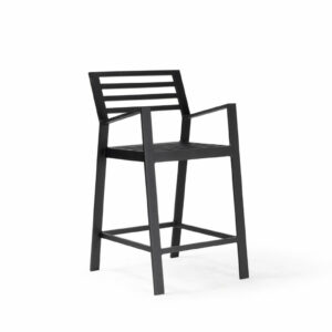 Banqueta Tróia com Estrutura de Alumínio e Pintura Eletrostárica